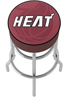 Miami Heat Fade Foam Padded Pub Stool - Red