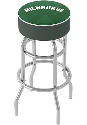 Milwaukee Bucks Fade Foam Padded Pub Stool - Green
