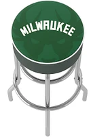 Milwaukee Bucks Fade Foam Padded Pub Stool - Green