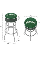 Milwaukee Bucks Fade Foam Padded Pub Stool - Green