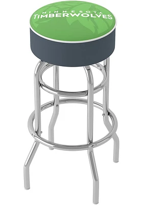 Minnesota Timberwolves Fade Foam Padded Pub Stool - Green