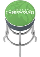 Minnesota Timberwolves Fade Foam Padded Pub Stool - Green