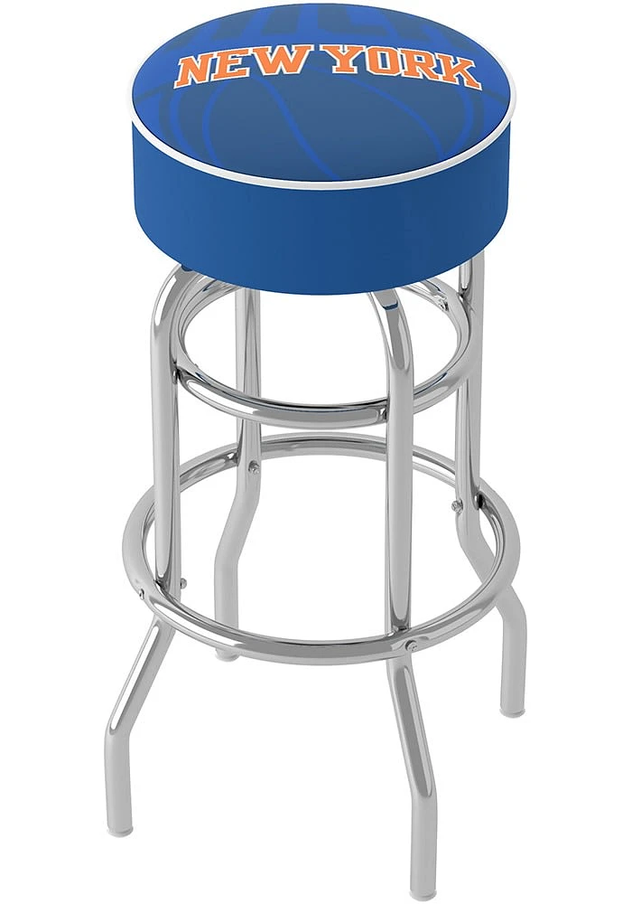 New York Knicks Fade Foam Padded Pub Stool - Blue