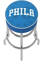 Philadelphia 76ers Fade Foam Padded Pub Stool - Blue
