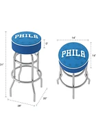 Philadelphia 76ers Fade Foam Padded Pub Stool - Blue