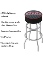 Portland Trail Blazers Fade Foam Padded Pub Stool - Red