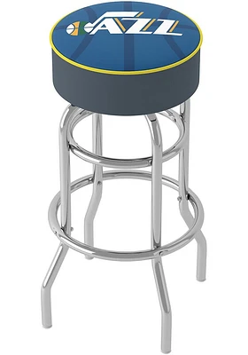 Utah Jazz Fade Foam Padded Pub Stool - Blue