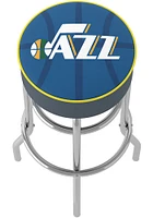 Utah Jazz Fade Foam Padded Pub Stool - Blue