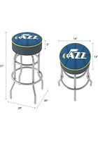 Utah Jazz Fade Foam Padded Pub Stool - Blue