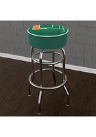 Miami Hurricanes Fade Foam Padded Pub Stool - Green