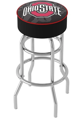 Ohio State Buckeyes Fade Foam Padded Pub Stool - Red