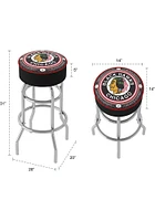 Chicago Blackhawks Throwback Foam Padded Pub Stool - Red