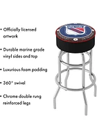 New York Rangers Throwback Foam Padded Pub Stool - Blue