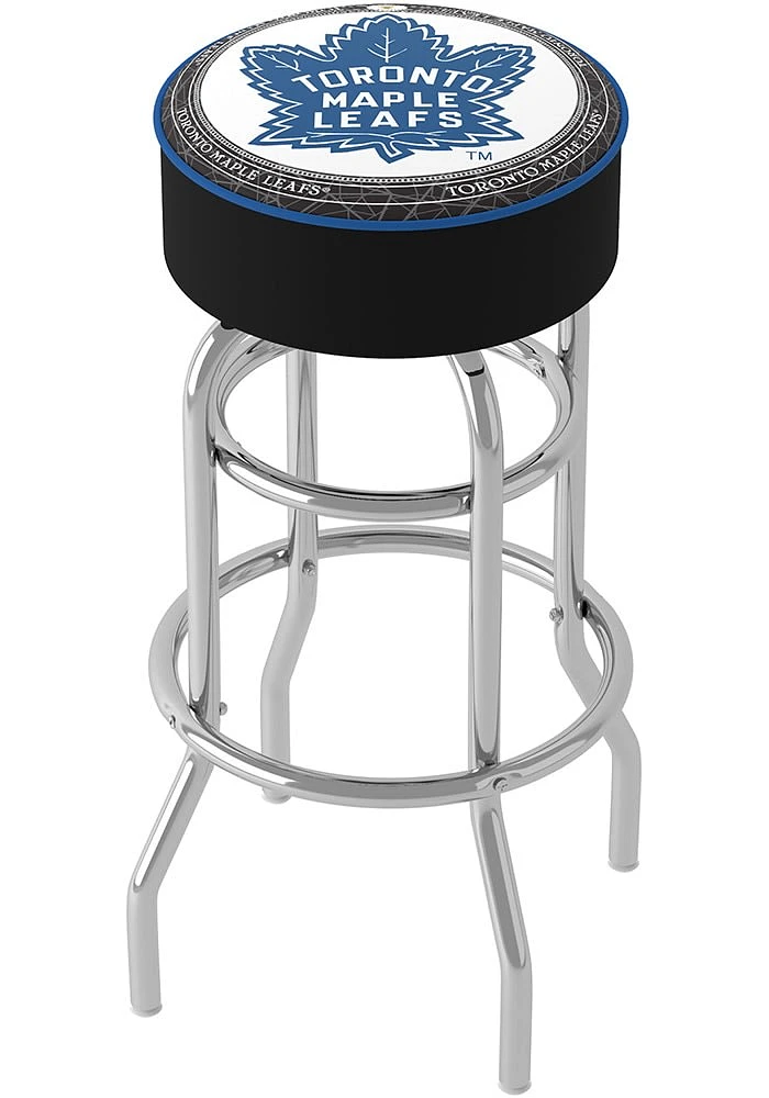 Toronto Maple Leafs Throwback Foam Padded Pub Stool - Blue