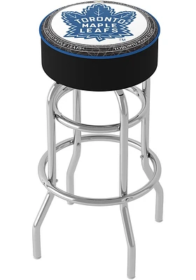 Toronto Maple Leafs Throwback Foam Padded Pub Stool - Blue