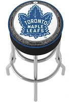 Toronto Maple Leafs Throwback Foam Padded Pub Stool - Blue