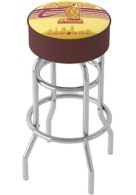 Cleveland Cavaliers NBA Finals Champs 2016 Foam Padded Pub Stool - Yellow