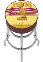 Cleveland Cavaliers NBA Finals Champs 2016 Foam Padded Pub Stool - Yellow