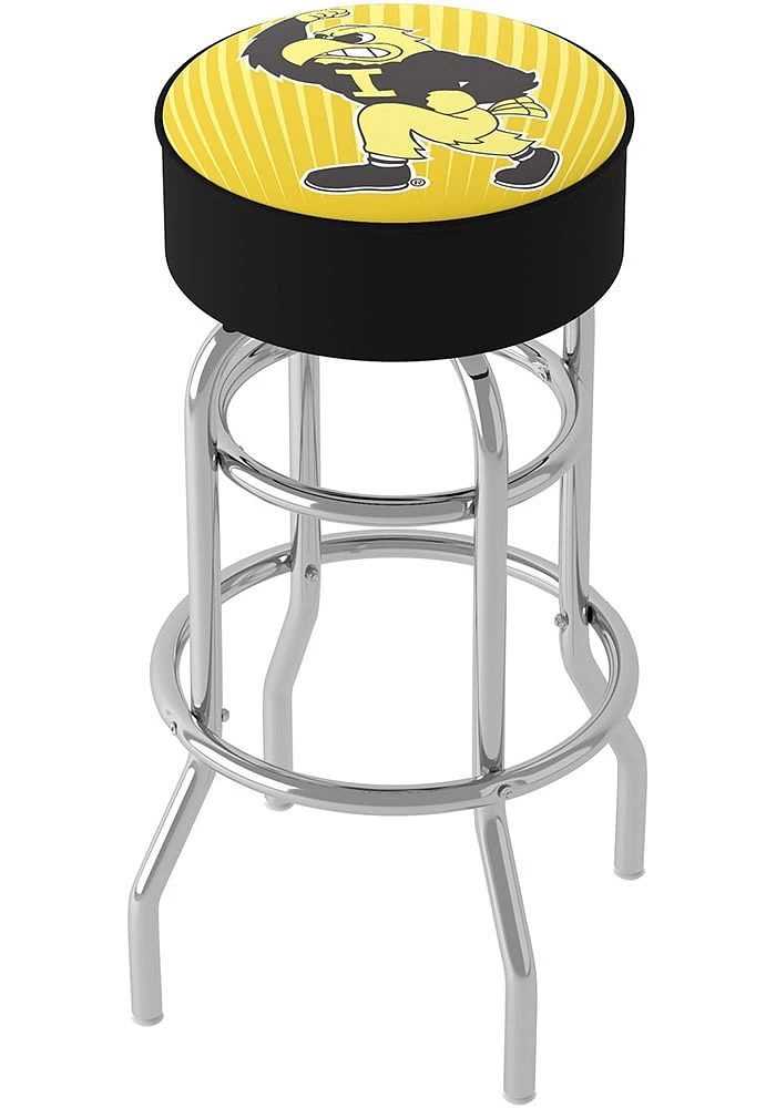 Iowa Hawkeyes Herky Foam Padded Pub Stool - Yellow
