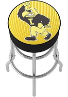 Iowa Hawkeyes Herky Foam Padded Pub Stool - Yellow