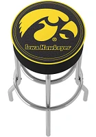 Iowa Hawkeyes Foam Padded Pub Stool - Yellow