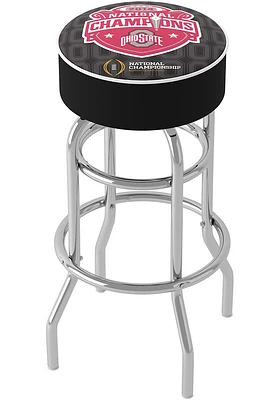 Ohio State Buckeyes CFP Champions 2014 Foam Classic Pub Stool - Black