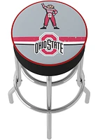 Ohio State Buckeyes Brutus Stripe Foam Padded Pub Stool - Red