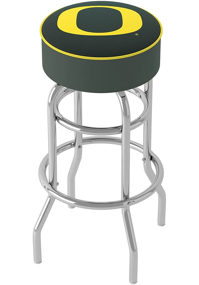 Oregon Ducks Logo Foam Padded Pub Stool - Yellow