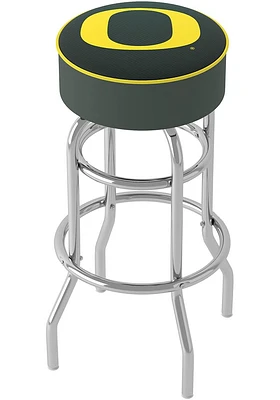 Oregon Ducks Logo Foam Padded Pub Stool - Yellow