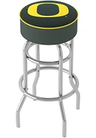 Oregon Ducks Logo Foam Padded Pub Stool - Yellow