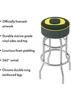 Oregon Ducks Logo Foam Padded Pub Stool - Yellow