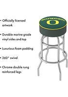 Oregon Ducks Foam Padded Pub Stool - Yellow