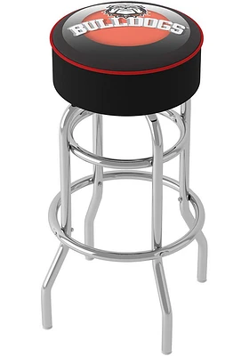Georgia Bulldogs Throwback Foam Padded Pub Stool - Red