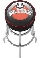 Georgia Bulldogs Throwback Foam Padded Pub Stool - Red