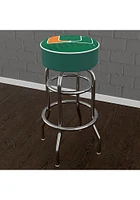 Miami Hurricanes Foam Padded Pub Stool - Green