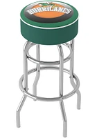 Miami Hurricanes Throwback Foam Padded Pub Stool - Green