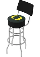 Oregon Ducks Carbon Fiber Padded Pub Stool - Yellow