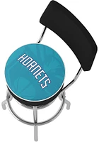 Charlotte Hornets Fade Padded Pub Stool - Blue