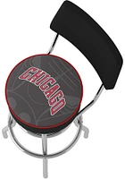 Chicago Bulls Fade Padded Pub Stool - Red