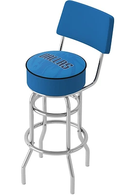 Dallas Mavericks Fade Padded Pub Stool - Blue