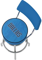Dallas Mavericks Fade Padded Pub Stool - Blue