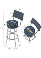 Denver Nuggets Fade Padded Pub Stool - Blue