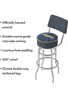 Denver Nuggets Fade Padded Pub Stool - Blue