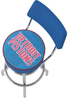 Detroit Pistons Fade Padded Pub Stool - Red