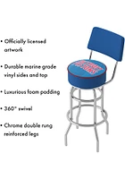 Detroit Pistons Fade Padded Pub Stool - Red
