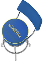 Golden State Warriors Fade Padded Pub Stool - Blue