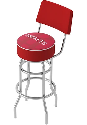 Houston Rockets Fade Padded Pub Stool - Red