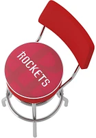 Houston Rockets Fade Padded Pub Stool - Red
