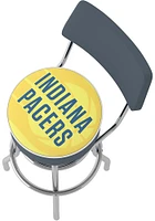 Indiana Pacers Fade Padded Pub Stool - Yellow