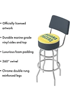 Indiana Pacers Fade Padded Pub Stool - Yellow